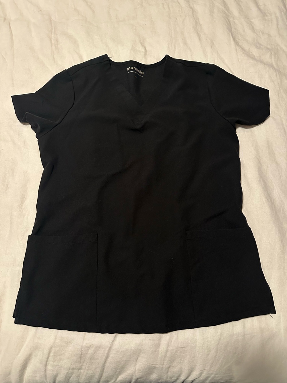 Black Women's scrub top